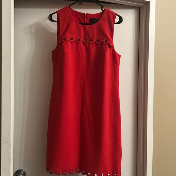 Red scallop dress like new rarely worn - Picture 1 of 3